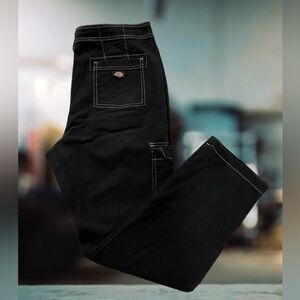 Y2K DICKIES Cargo-style Black Denim Pants